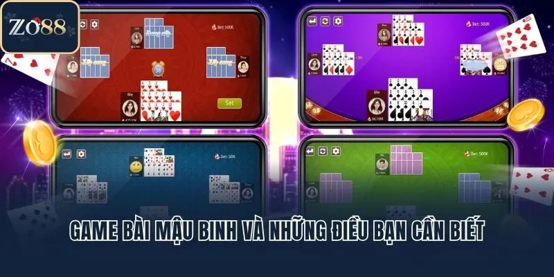Game bài mậu binh và những điều bạn cần biết